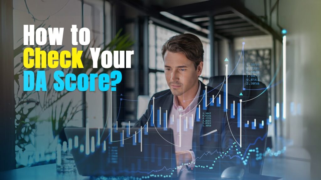 Representing the concept of a domain authority checker tool for SEO analysis.