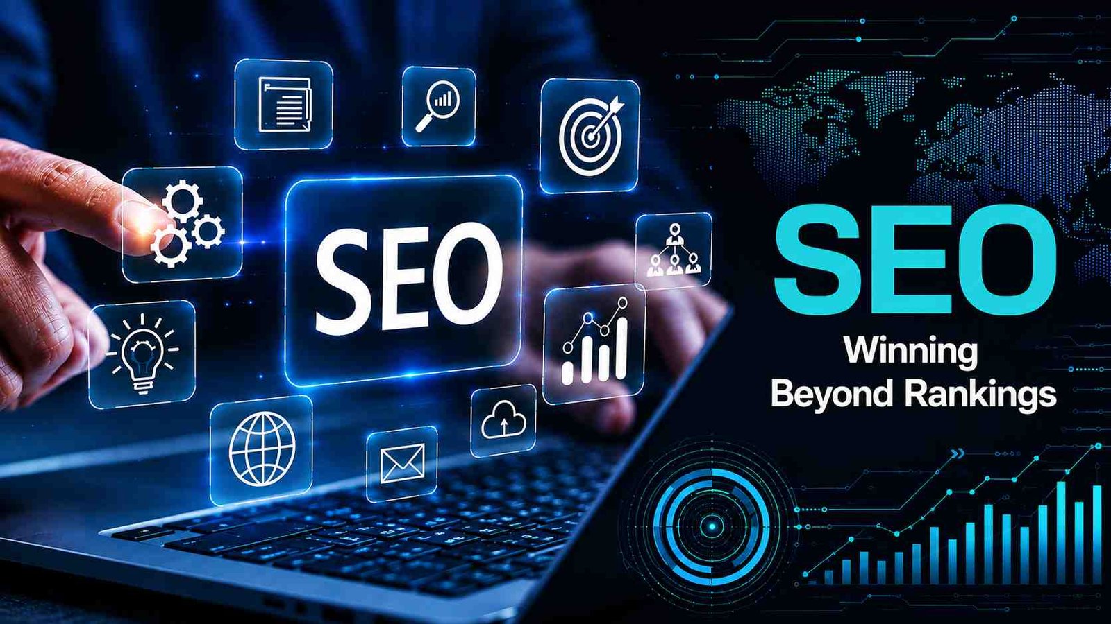 Visual showing SEO strategies for visibility beyond traditional rankings
