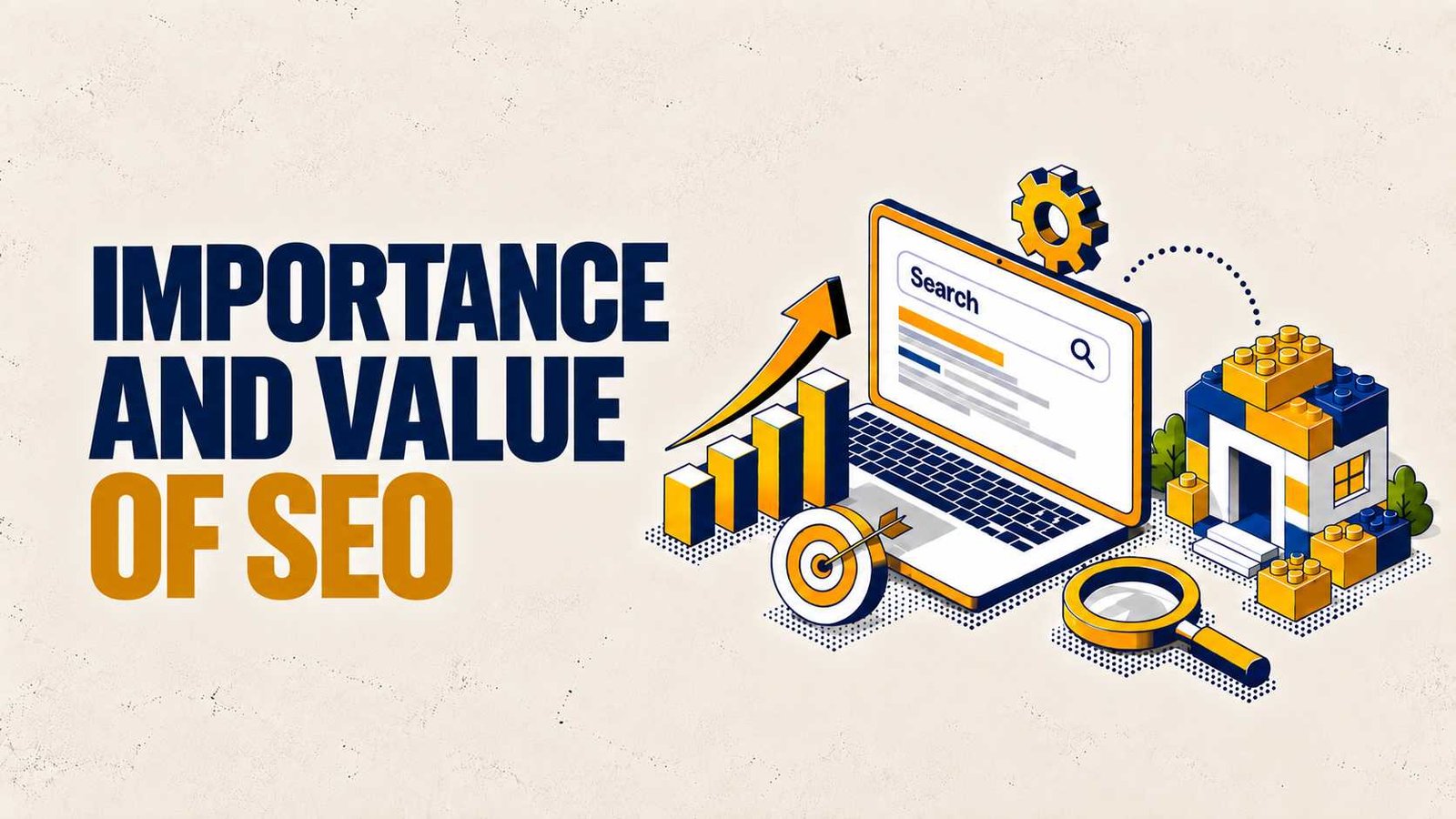 Graphic showing the importance and value of SEO for business growth